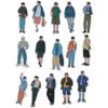 150PCS Scrapbooking Supplies PVC Stickers Multicolored Boy Stickers People Stickers DIY