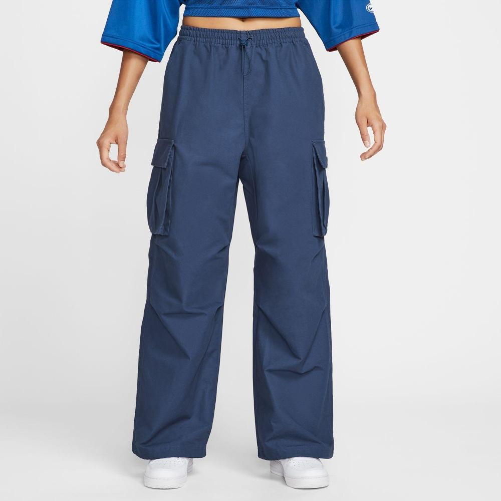 Nike W Street Wvn Crg Pant Hv1967 410mnnavy Sail XS