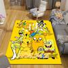 Custom 1Pc Pikachu Cyberpunk Artwork Rug Office Carpet Indoor Outdoor Entrance Doormat Nonslip Soft And Comfortable Living Room D2915212