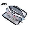 Astuccio per Matite in Tela Grande Custodia per Trucco con Tasche con Cerniera Pochette Scomparti Multipli Organizer Leggero Anelli Elastici Portapenne