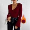 Autumn/Winter Slim-Fit Sexy Women's Long-Sleeve Top