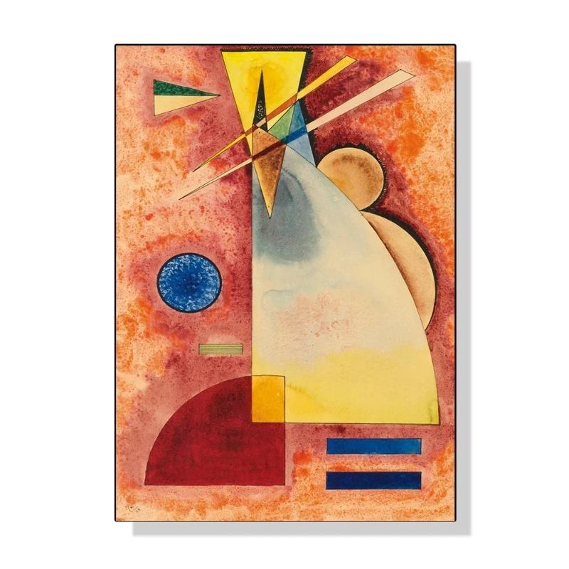 Wassily Kandinsky Geometric Wall Art Poster Prints Modern Abstract Style Canvas Painting Picture for Living Room Home Decor