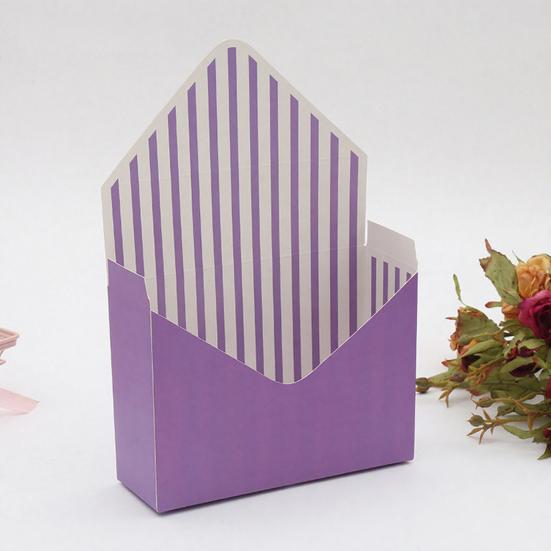 Valentine's Day Floral Envelope Box Florist Bouquet Packaging Box Flower Wrapping Paper Gift Bag Small Folding Envelop Gift Box for Mother's Day