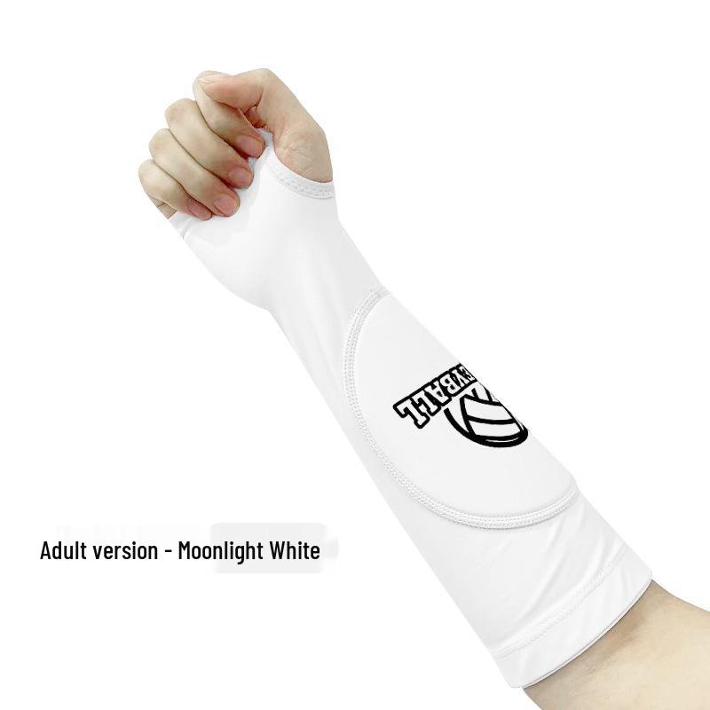 Damen Volleyball & Basketball Anti-Kollisions-Kompressions-Armstulpen - Atmungsaktive, fingerlose Sport-Ellbogenpolster für das Prüfungstraining