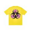Palace Biohazard Triangle Back Triple Ring Logo Short Sleeve Tee Unisex Tops Yellow P20TS148