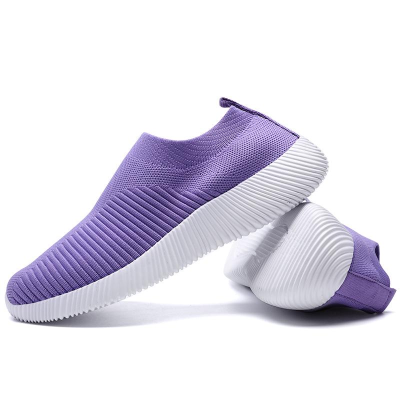 Women's shoes Gloves socks Shoes Mesh Sports Pilates Main push Flying woven shoes Large size 35-43
