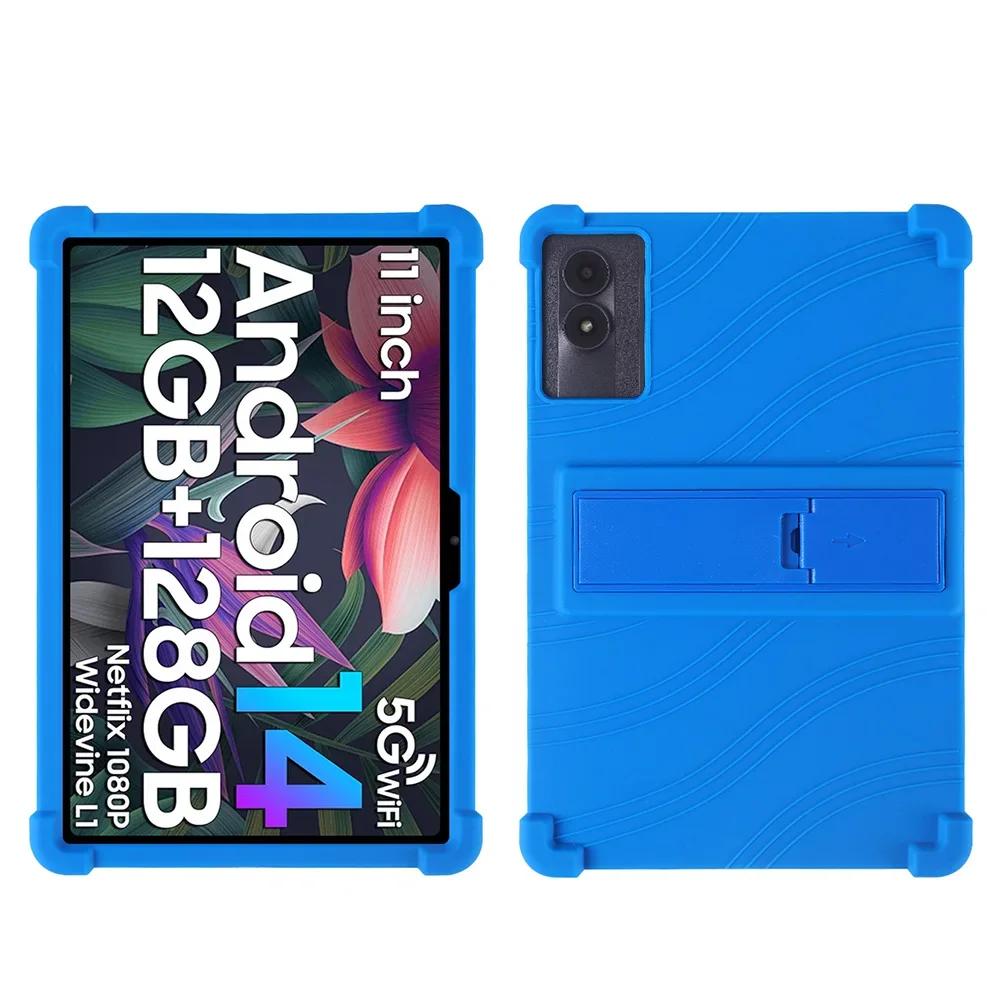BlackView Tab 90 Wifi 10,92 Zoll Tablet Hülle Super Stoßfest Silikon Schutzhülle Ständer Abdeckung für BlackView Tab90 11" Weich