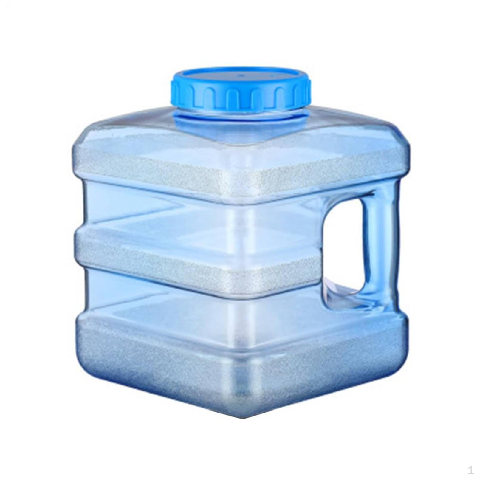 7.5L Square Water Bucket Purified Jug Hole Lid for Truck