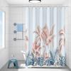 Anxia Floral Shower Curtain Set