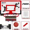 Punch-Free Foldable Basketball and Volleyball Hoop for Kids - Indoor/Outdoor Wall-Mounted Dunk Board