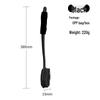 Silicone Double-Sided Bath Massage Brush with Long Handle
