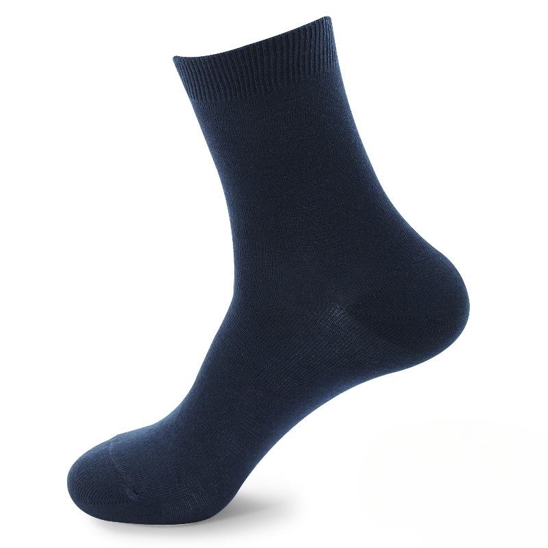 

Мужские дезодорирующие дышащие носки-трубы в весенне-летнем стиле 1 pair темно-синий