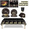 Class of 2024 Graduation Party Supplies -Congrats Grad Set Tableware UK