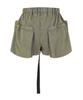 LALAFOX Belt Point Cargo Short Pants Khaki Bq2Wp023