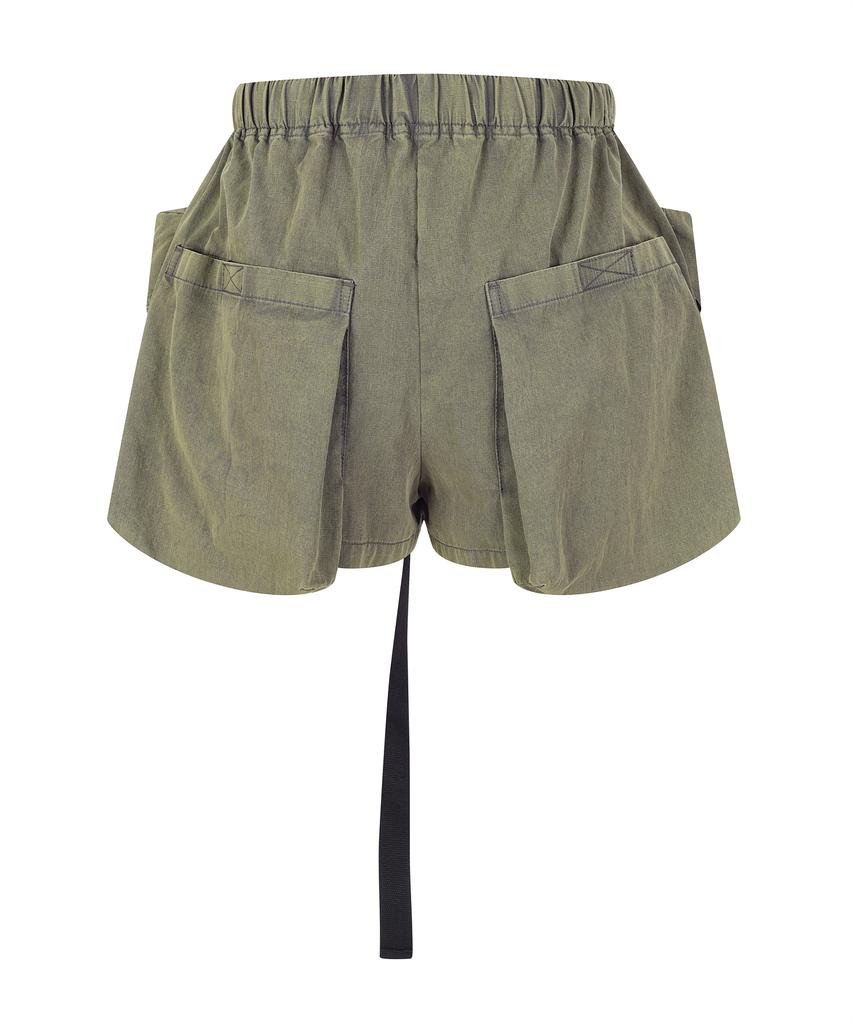 LALAFOX Belt Point Cargo Short Pants Khaki Bq2Wp023