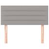VidaXL Headboard Bedroom Furniture Bed Accessory Single Bed Headboard Interior Light Grey 80x5x78/88 346102