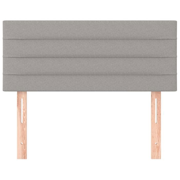 VidaXL Headboard Bedroom Furniture Bed Accessory Single Bed Headboard Interior Light Grey 80x5x78/88 346102