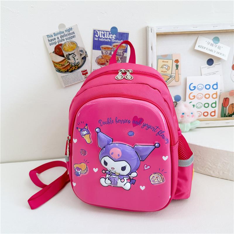 Kindergarten Primary School Students Schoolbag Cute Fun Cartoon Foreign Style Contrasting Color Children'S Backpack Anti-Lost Children'S Bag
