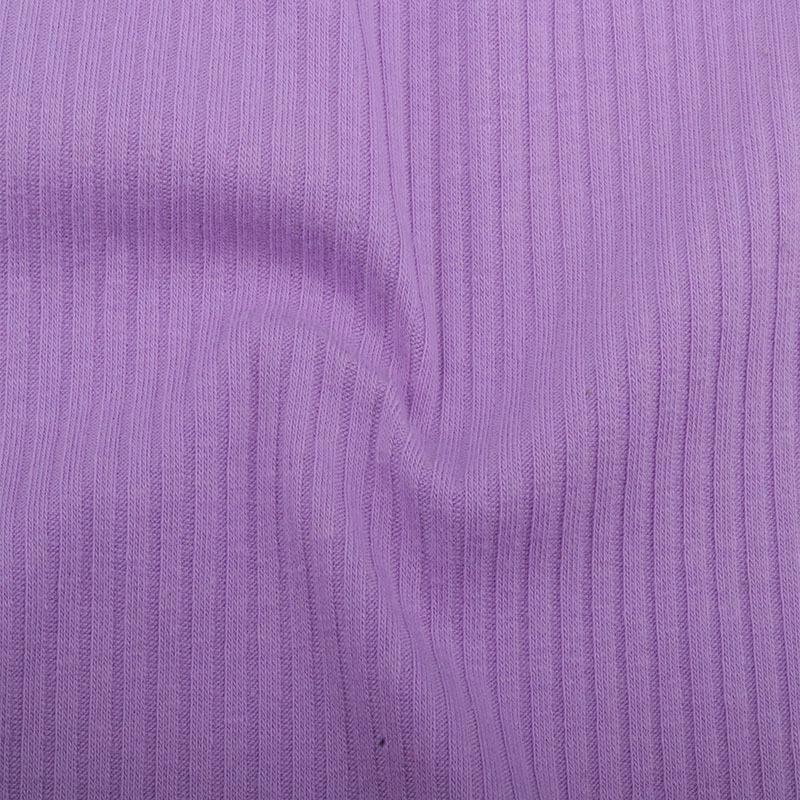 180g/240g Soft Elastic 4x3 Pure Cotton Ribbed Knit Fabric