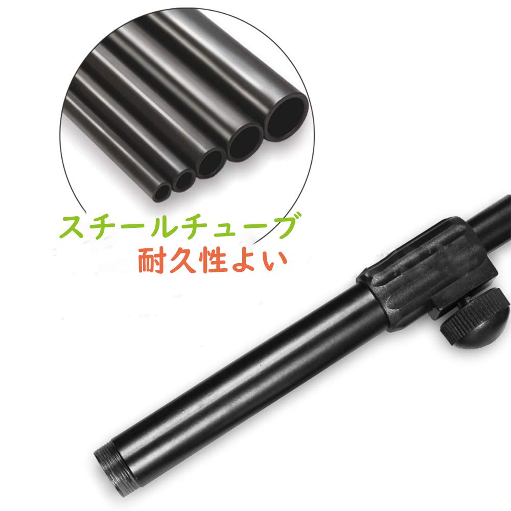 SHITORASU Desktop Microphone Stand Adjustable Height Soft Tube Angle Adjustable Stable Black with Microphone Holder