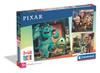 3 x 48-teiliges Puzzle. Super Pixar