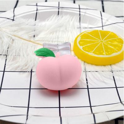 1PC  Peach  Funny Toy Soft Stress And Anxiety Relief Toys DIY Decor 