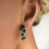 Lindon Mode Kupferlegierung Zirkon Schmuck Tropfenohrringe für Frauen Hochzeit Party Geschenke