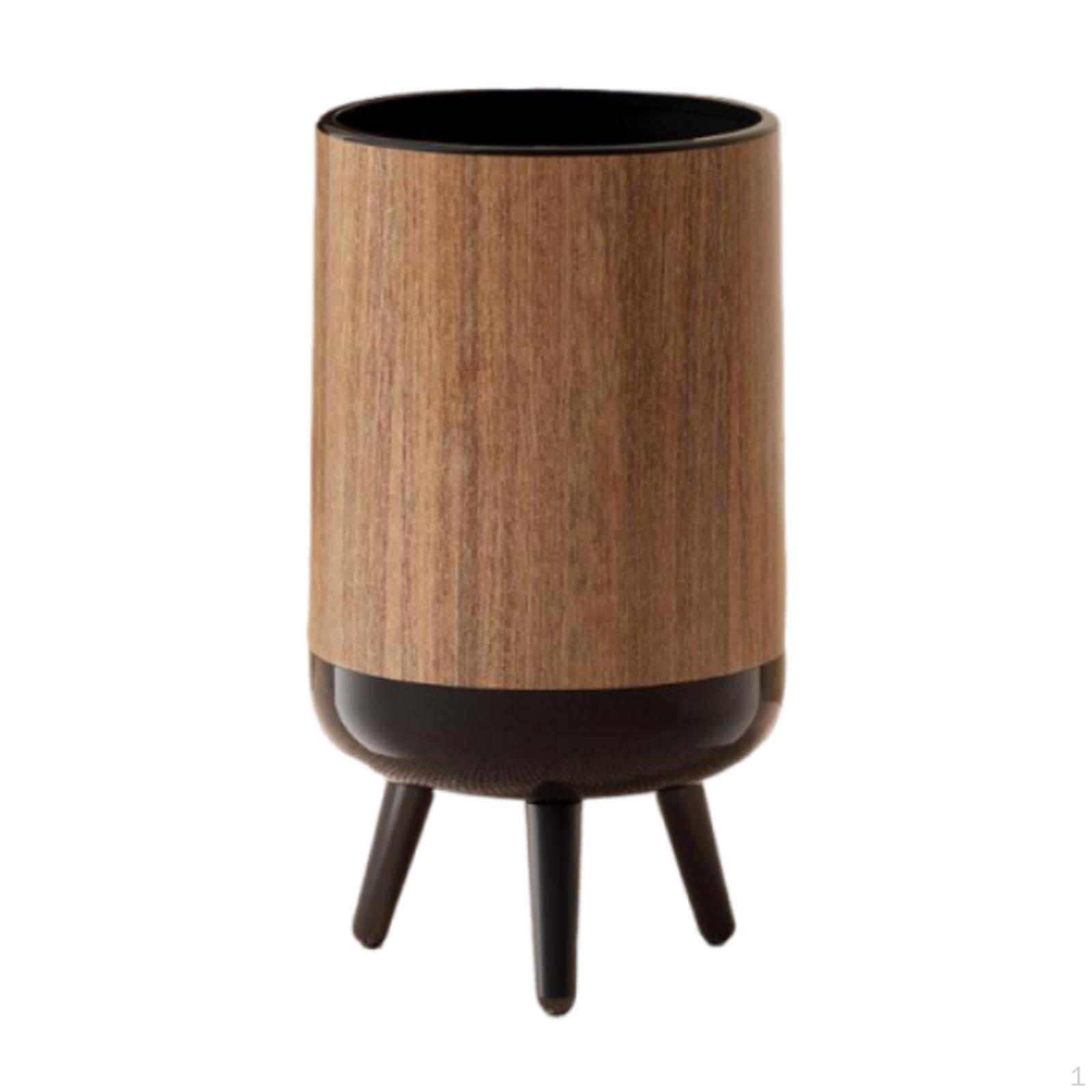 

15L Bathroom Waste Basket with Stand for Various Rooms without Lid