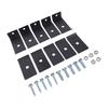 Mesh Panel Mounting Kit Sturdy Mesh Mounting Brackets Weatherproof Fence Fasteners Grid Mounting Set