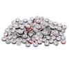 100 Stück runde Rondelle-Abstandsperlen, Kristall-Charms, Schmuckherstellung, Abstandshalter, 6 mm
