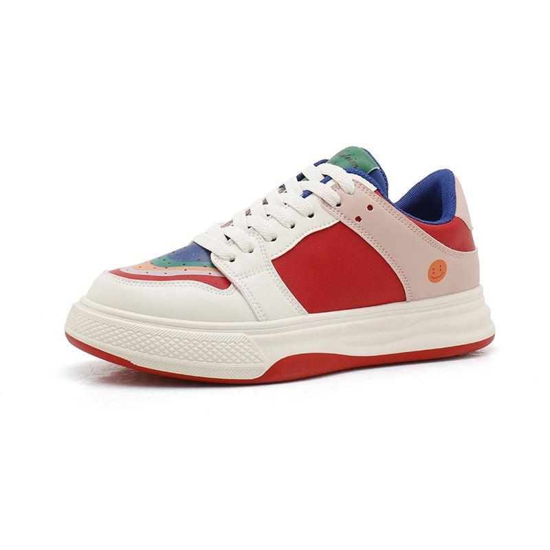 Spring New Mandarin Duck Color Matching Little White Shoes Women's Tide Student Breathable Shoes Versatile Casual Board Shoes Women