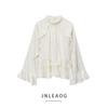 Jnleaog Spring New Arrival Women's Clothing Fashion Style French Fashion Design In Stock Laminated Decoration Shirt
