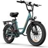 URLIFE E20 Multi Terrain Electric Bike With TowSeat 48V13Ah Battery 500W Motor Electric Bicycle 20 Inch City Fat Tire Outdoor Riding E-bike