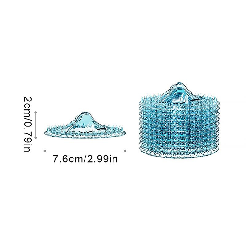 10Pcs Disposable Drain Filter Hair Catcher Hair Proof Bathroom Floor Drains Shower Drain Cover Anti-Clog Mesh For Hair/Waste