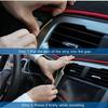Red 5M Flexible Trim For DIY Automobile Car Interior Exterior Moulding Trim Decorative Line Strip