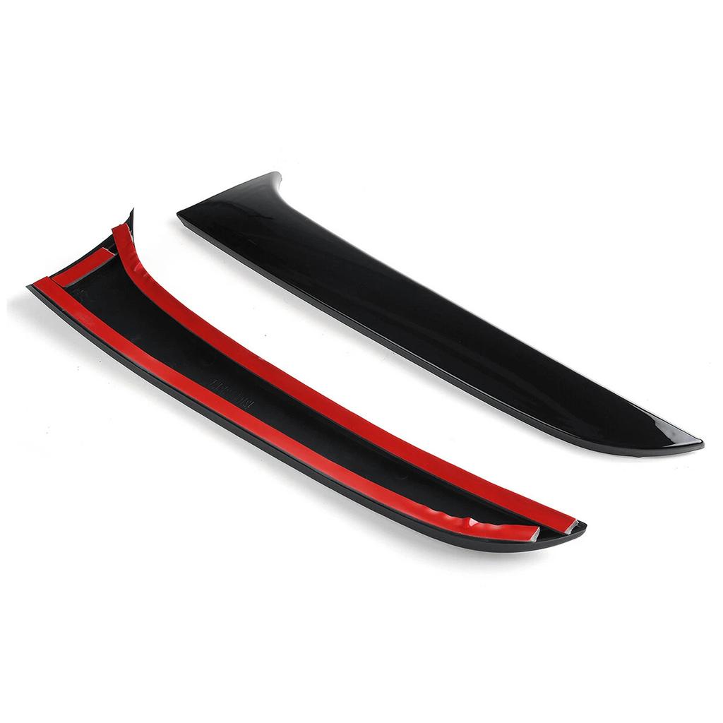 Gloss Black Pair Rear Window Side Wing Spoiler For BMW 1 Series F20 F21 12-19