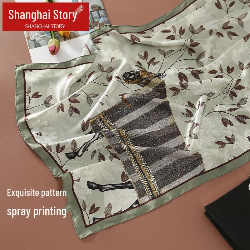 Shanghai Story 100% Mulberry Silk Scarf