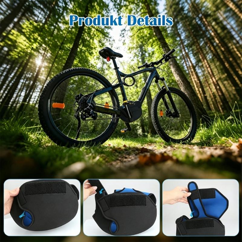Electric Scooters Motor Guard Neoprene Sleeve For E Bike Motor Housing Waterproof Dustproof Anti Tear Lightweight Quick Install Double Color Option