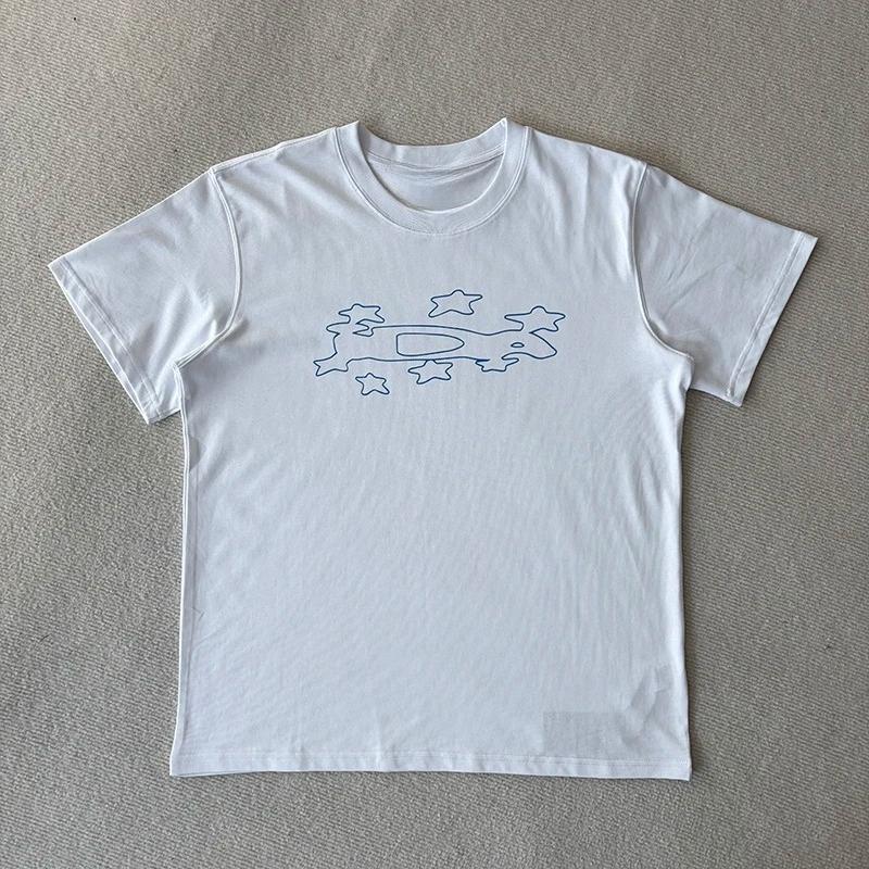 2026 Mult-styles IDA Casual Round-neck Short-sleeved Ida T-shirt Summer Pink Angel Pattern Printed Top Tee Shirts Men Women Style
