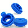 3pcs Barreled Water Bottle Lids Silicone Water Jug Lids Leak Proof Sealing Covers Replacement Cover Drinking Water Bucket Cap