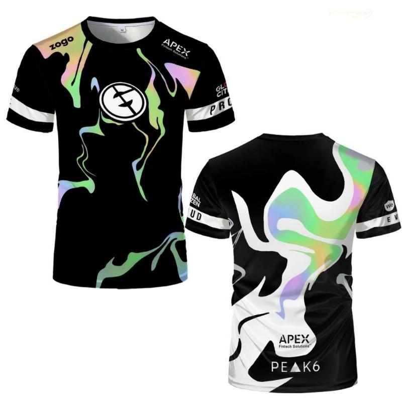 2026 Neues Evil Geniuses Esports Club Neues T-Shirt für die ganze Familie Streetwear Lässiges Kurzarm-T-Shirt E-Sport Y2K Trainingsuniformen
