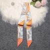 New Rope Chain Scarf Women Luxury Brand Silk Scarf Fashion Foulard Skinny Bag Scarves Hair Headband Neckerchief For Ladies