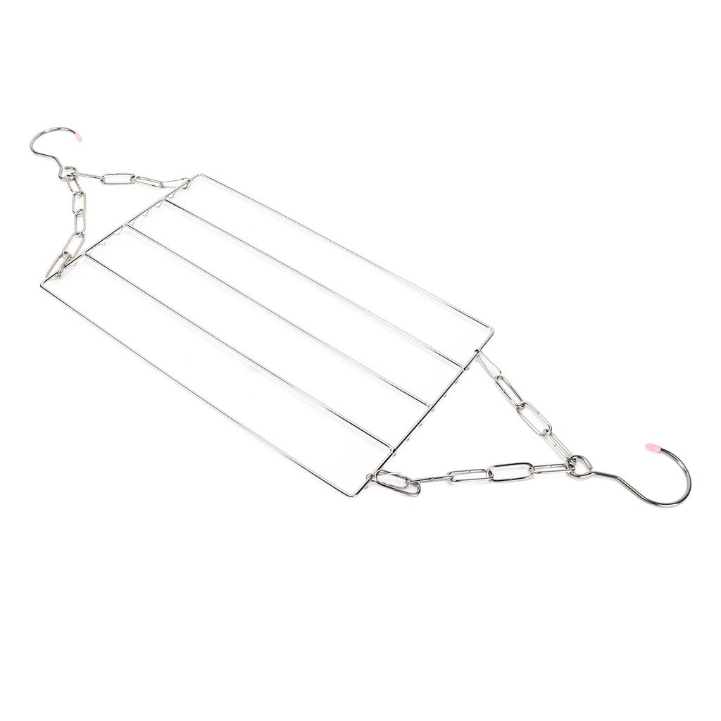 Wäscheständer Edelstahl Multifunktional Hängend Silber Kleiderständer zum Aufhängen von Kleidung Handtüchern Socken