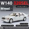 Model Car Alloy Mercedes Benz W140 With Doors Sound Light For Gift Children