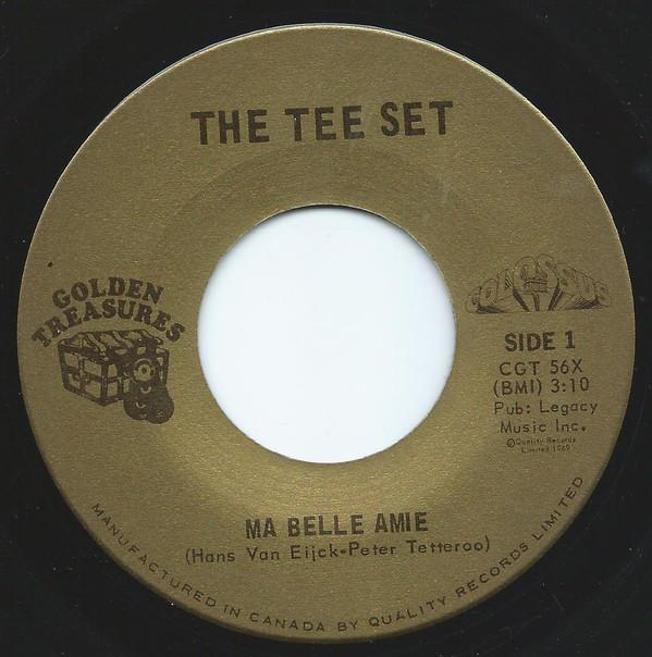 

7inch Record TEE SET - Ma Belle Amie / Angels Coming In Th CGT56X COLOSSUS Canada Pop Used