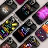 Kaffee Neon Design Magnetische Handyhülle Für APPLE iPhone 17 Air 16 14 13 12 Pro Max 15 Plus Kabelloses Laden Mit MagSafe Abdeckung