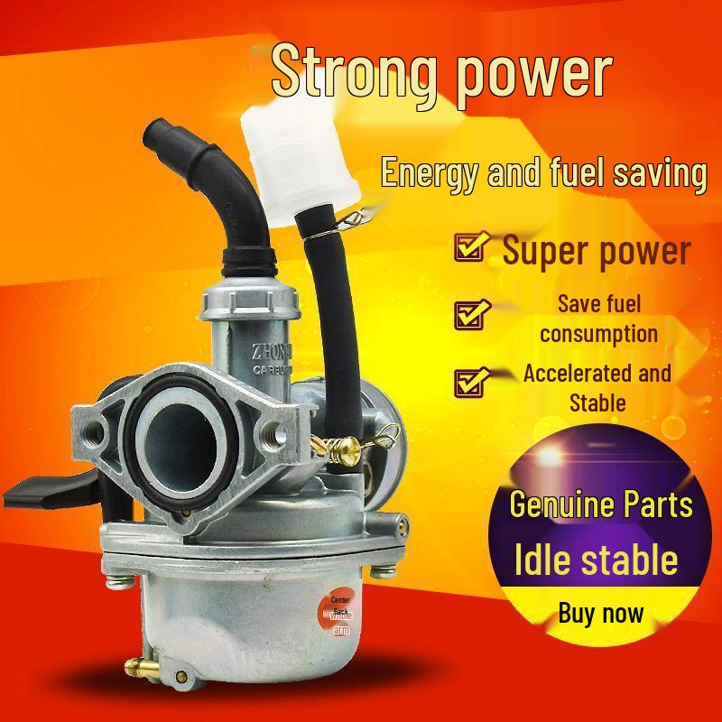 Tianhong TH90 Carburetor for Tianjin Honda 90 with Manual/Cable Pull Choke Fuel Saver