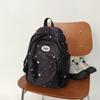 Schoolbag Korean Ins Wind Star Print Backpack Multi-color Fresh Student Schoolbag Large Capacity Lightweight Campus Backpack