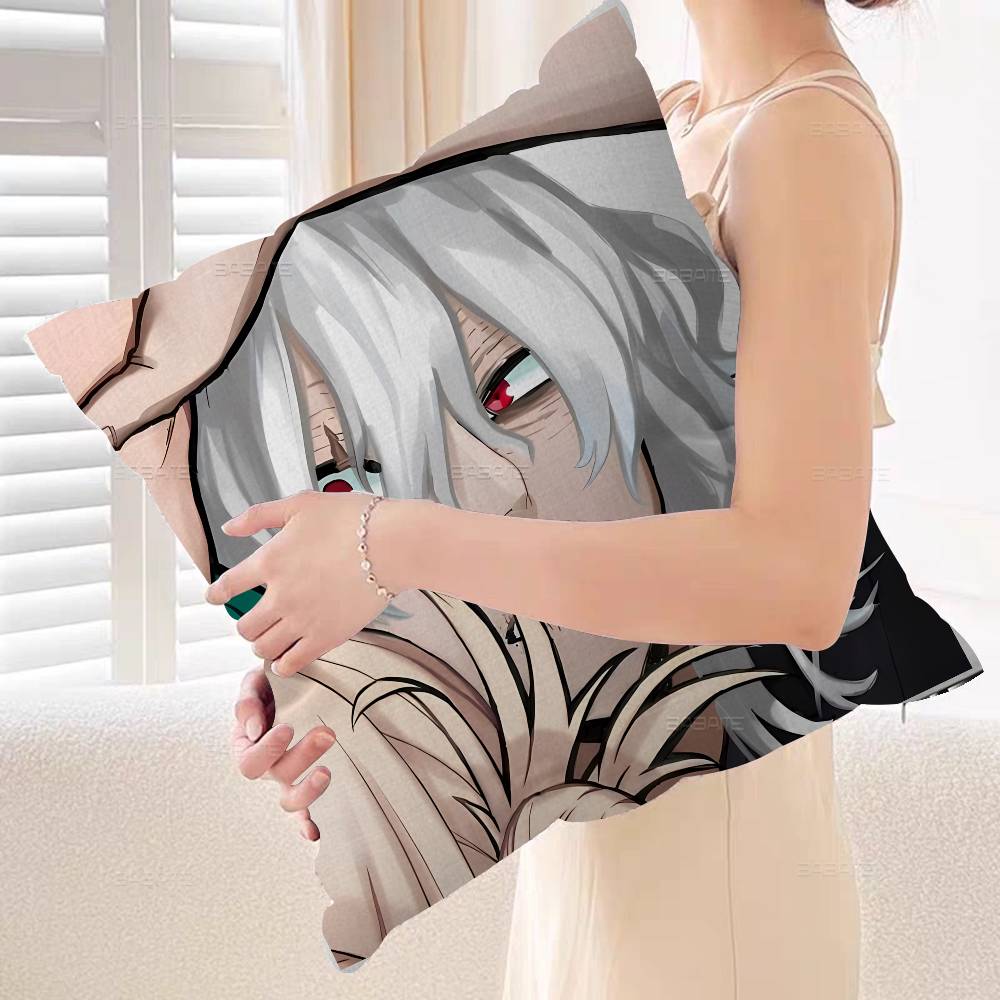 Cartoon Character Tomura Shigaraki Personalized Pillow Cover Kids Bedroom Wild Party Decor Pillowcase kid Birthday shower Gift