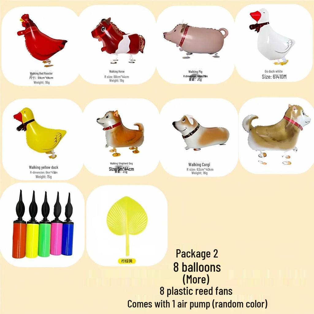 Horse Herding Game Props: Year of the Horse 2026 Annual Meeting Decor Balloons